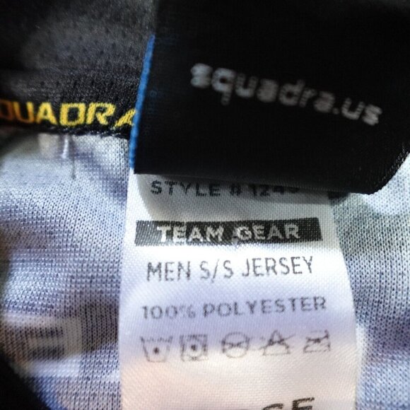 Annapolis Iron Crabs Cycling Jersey Large White Black Full Zip Squadra - Picture 9 of 9